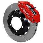 Wilwood Superlite 4R Big Brake Front Brake Kit 76-77 Bronco D44 18in Wheels Red w/ Lines