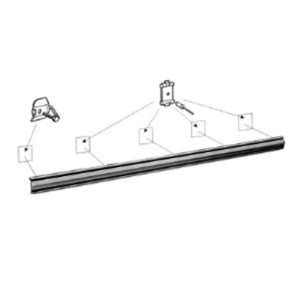 Door Chrome Molding - Right or Left - Aftermarket 