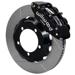 Wilwood Superlite 4R Big Brake Front Brake Kit 66-75 Bronco 18in Wheels Black w/ Lines
