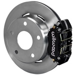 Wilwood Dynapro Lug Mount Rear Parking Brake Kit 66-75 Small Bearing Bronco 15in Wheels Black