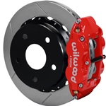 Wilwood Superlite 4R Big Brake Rear Parking Brake Kit 76-77 Bronco 18in Wheels Red
