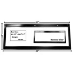 Windshield Frame 69-77 OEM Style For Electric Wipers 