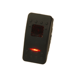 Rocker Switch 20A/12V ON/OFF Red LED 