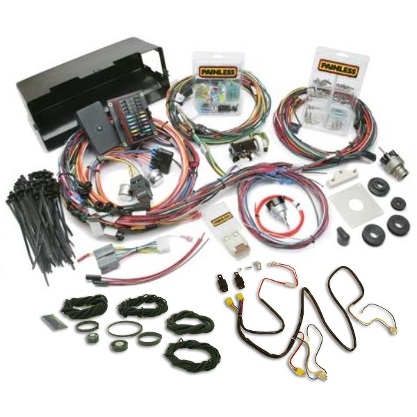 Painless Wiring Harness With Night Lighter Headlight Harness & Loom Kit