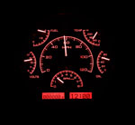 Dakota Digital Dash VHX Black Alloy/Red 66-77 Bronco / 61-66 Pickup