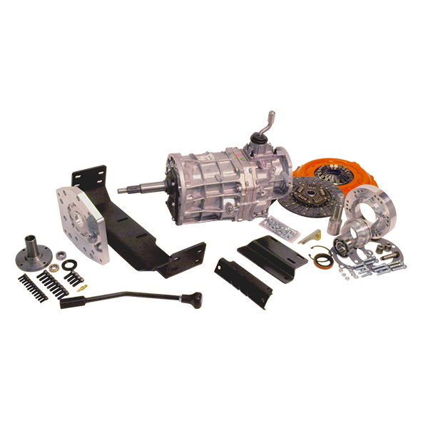 AX15 Deluxe Kit with Brand New Transmission For 66-72 Bronco T-Shift Dana 20