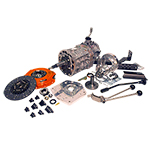 AX15 Deluxe Kit with Brand New Transmission and Twin Stick For 73-77 Bronco J-Shift Dana 20
