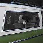Quarter Window Chrome Molding, Passenger Side, 66-77 Bronco