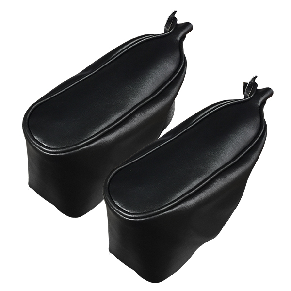 Black Rear Seat Armrest Covers 