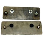 Rear Bump Stop Brackets for Extended Bumps, 66-77 Bronco