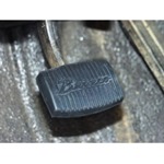 Bronco Script Clutch or Brake Pedal Pad, M/T, 66-77 Bronco