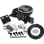Holley Sniper EFI 2300 TBI Master Kit Two Barrel, Black Ceramic Finish