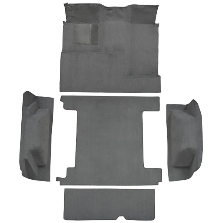 Full Cab Carpet Kit, Black or Gray, 66-76 Bronco
