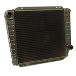 WH Staggered 4-core Radiator, SBF V8, 66-77 Bronco - Made in USA
