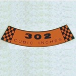 302 Sticker Decal 