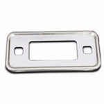 70-77 Side Marker Lamp Bezel And Pad OE Type Stamped Aluminum    