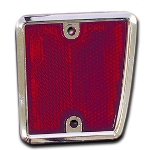 Passenger Red Rear Reflector, 70-77 Bronco