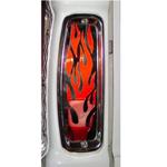 After Burner Stainless Tail Light Lens Covers, 66-77 Bronco