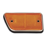Amber Right Front Side Reflector, 68-69 Bronco