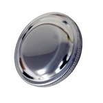 Stainless Vented Gas Cap, Short Reach, 2.80