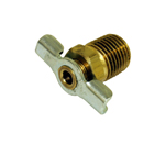 Stock Radiator Drain Plug, 1/4" Brass, 66-77 Bronco