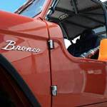 Polished Quick Release Early Bronco Door Hinges