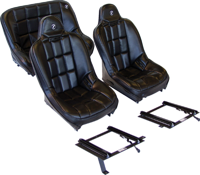 Corbeau Baja SS Seat Package-Fronts/36in Rear & All Brackets