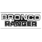 Bronco Ranger Emblem 78-79