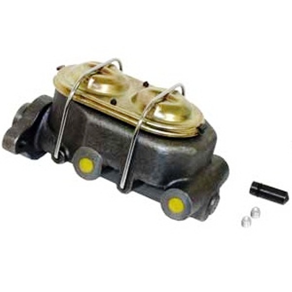 Heavy Duty Master Cylinder, 1-1/8 Bore, 3/8-24 Ports, Cast Steel