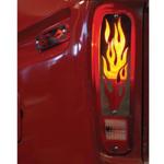 After Burner Tail Light Covers Stainless Pair 73-79 F Series 78-79 Bronco