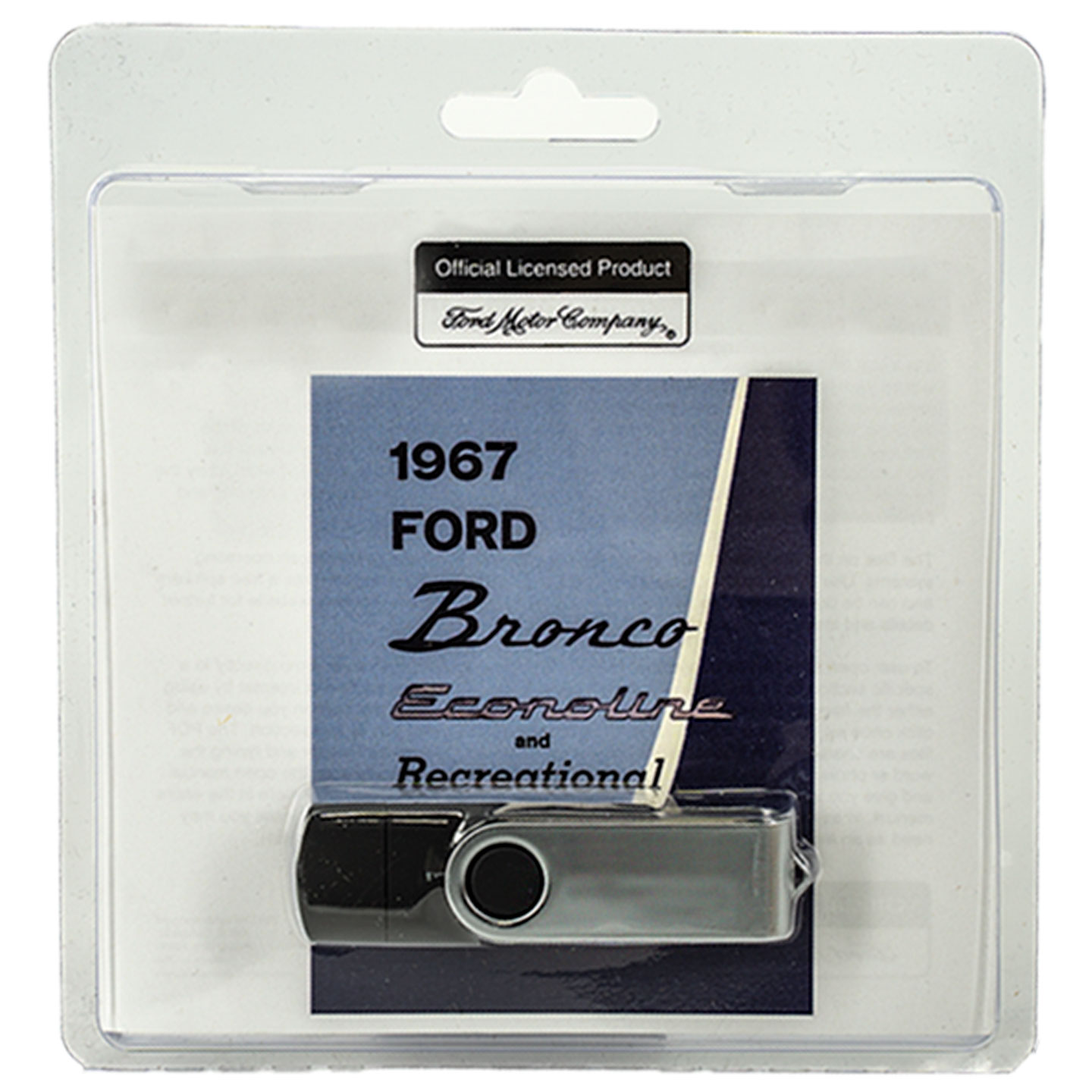 1967 Ford Bronco & Econoline Shop Manual - USB Digital Drive