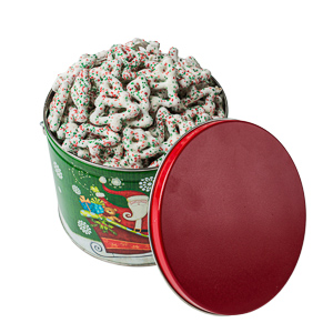 Holiday Pretzels in Pail