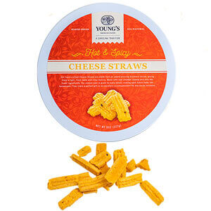 Hot Cheese Straws Tin