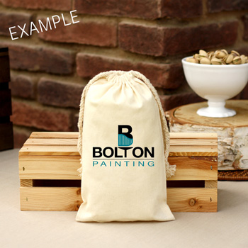 14 oz Corporate Cotton Bag Roasted & Salted Pistachios