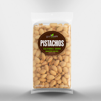 8 oz Bag Roasted & Salted Pistachios