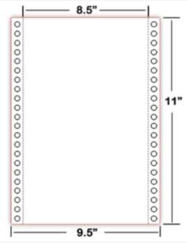 Braille Paper- Continuous- 8.5 x 11in- Plain- 1000ct Braille Paper- Continuous- 8.5 x 11in- Plain- 1000ct