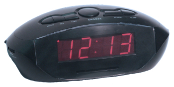 Big .9-inch Numbers LED Clock Radio with Two USB Charging Ports Big .9-inch Numbers LED Clock Radio with Two USB Charging Ports