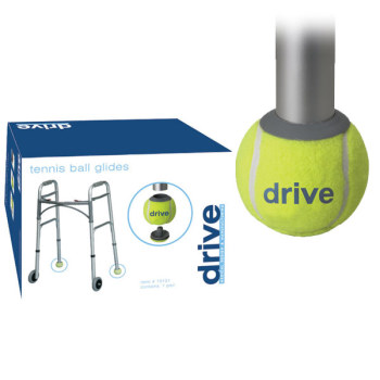 Tennis Ball Box with Extra Glide Pads