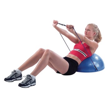 CanDo Exercise Core-Training 21-in. Vestibular Dome w-Resistance Cords CanDo Exercise Core-Training 21-in. Vestibular Dome w-Resistance Cords