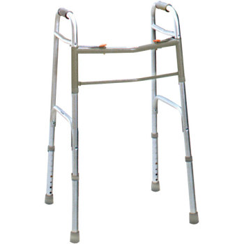 Deluxe Folding Junior Walker - Two Button