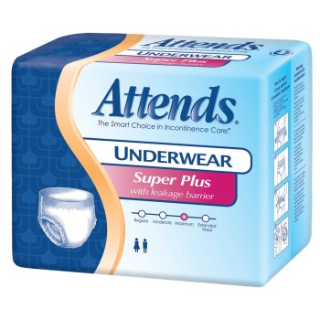 Attends Protective Underwear-SuperPlus- Small- 80-cs