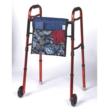 Double-Sided Quilted Walker Bag- Print Blue