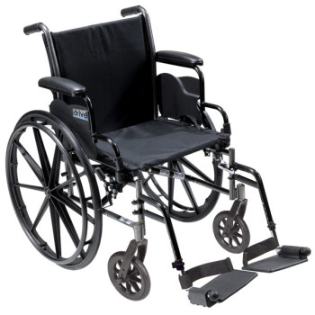 Cruiser III Light Weight Wheelchair with Various Flip Back Arm Styles