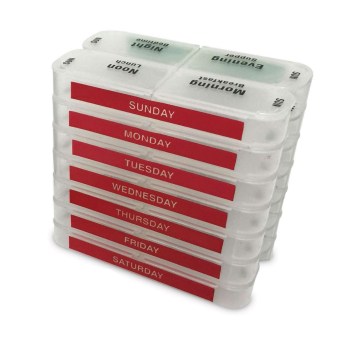 MedCenter SmartPack Weekly Pill Organizer Set