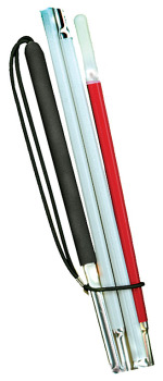 Europa Slim Aluminum Folding Cane - 34 inches