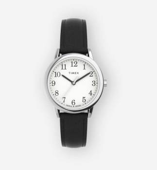 TIMEX Easy Reader 30mm One-Time Adjustable Leather Strap Watch