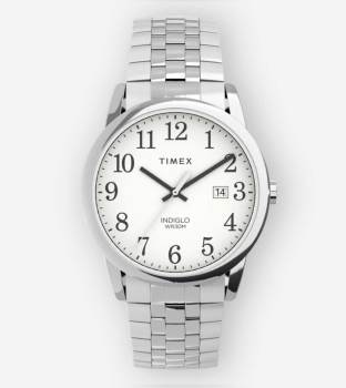 TIMEX Easy Reader 38mm Stainless Steel Expansion Band Watch