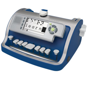 Perkins SMART Brailler with Video Screen- Blue