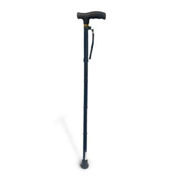 Folding Cane with Plastic Handle, Black