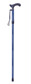 Folding Carbon Fiber Cane blue